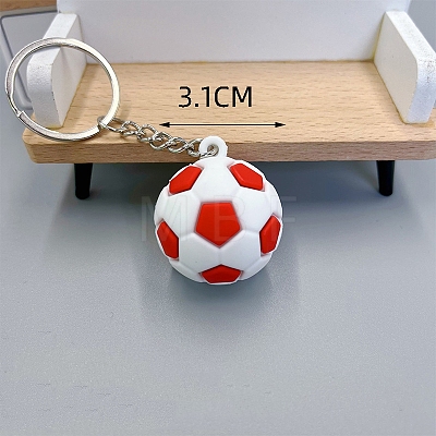 Football PVC Bag Keychain PW-WG5BC74-02-1