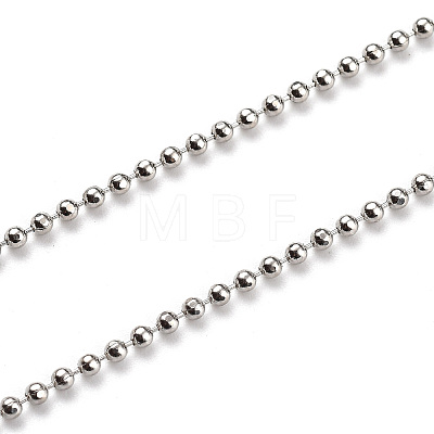 304 Stainless Steel Ball Chain Necklaces X-NJEW-JN02912-02-1