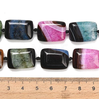 Natural Agate Beads Strands GG-L001-M01-01D-1