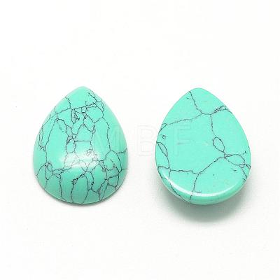 Synthetic Turquoise Cabochons G-R417-13x18-44-1