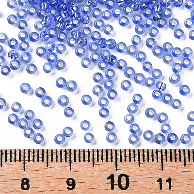 11/0 Grade A Round Transparent Glass Seed Beads X-SEED-Q007-F43-1