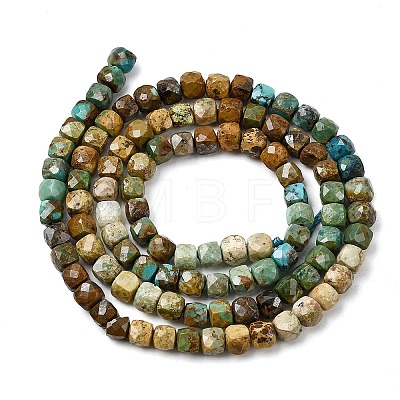 Natural Turquoise Beads Strands G-G294-B01-4x4mm-1