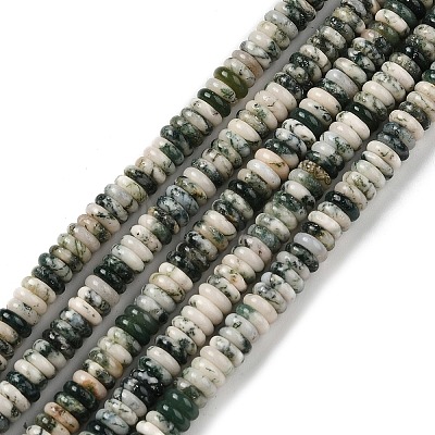 Natural Tree Agate Beads Strands G-NH0062-A02-01-1