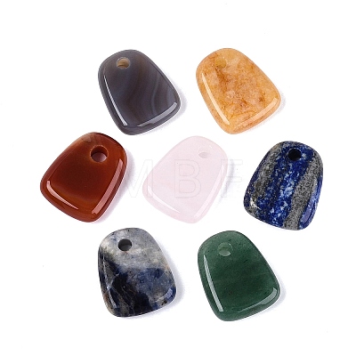 Natural Mixed Stone Pendants G-N362-06-1