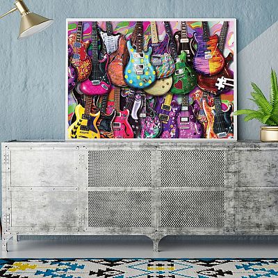 Guitar DIY Diamond Painting Kits PW-WGD1059-01-1