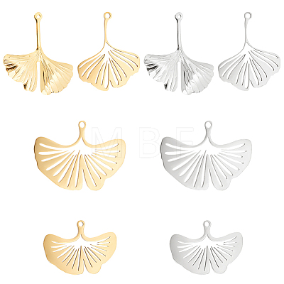 Unicraftale 8Pcs 8 Style 201 & 304 Stainless Steel Pendants STAS-UN0040-67-1