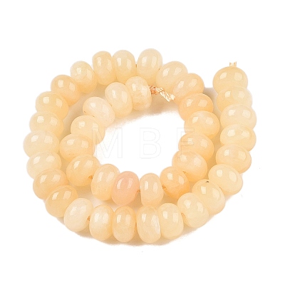 Natural Yellow Jade Beads Strands X-G-T138-74B-1