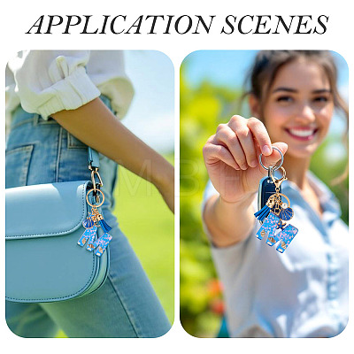 Star Resin & Shell Keychains KEYC-TAC00087-01M-1