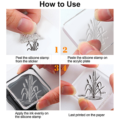 Custom PVC Plastic Clear Stamps DIY-WH0448-0430-1