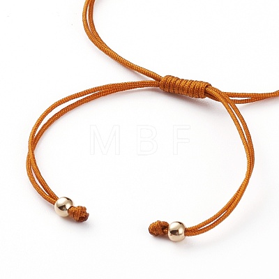 Adjustable Nylon Cord Braided Bead Bracelet BJEW-JB05828-02-1