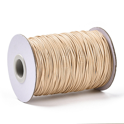 Braided Korean Waxed Polyester Cords YC-T002-1.0mm-117-1