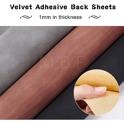 Self-adhesive PU Leather AJEW-WH0152-33B-1