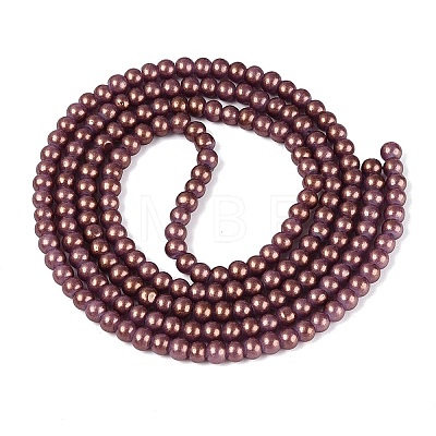 Baking Paint Glass Pearl Beads Strands DGLA-ZX001-05A-18-1