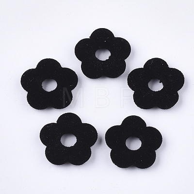 Flocky Acrylic Bead Frames X-OACR-T005-05-01-1