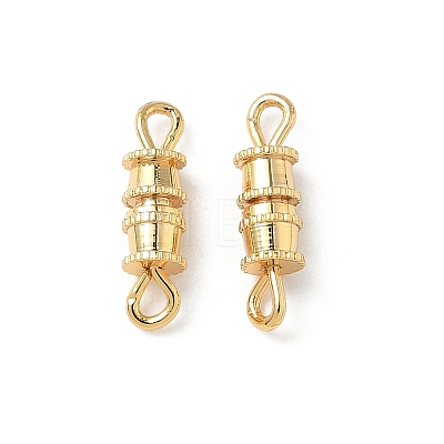 Brass Screw Clasps KK-Z136-44A-G-1