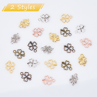140Pcs 7 Style Alloy Pendants PALLOY-PH0001-94-1