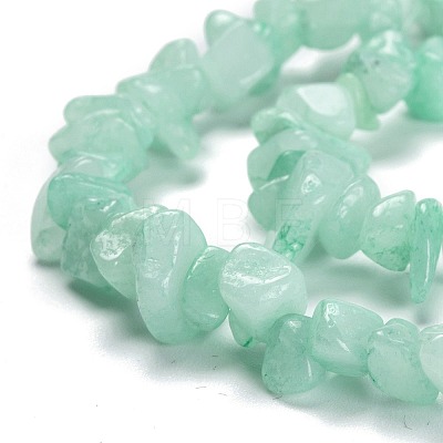 Dyed Natural Amazonite Beads Strands X-G-F703-08-1