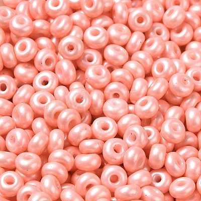 Baking Paint Luster Glass Seed Beads SEED-B001-04A-08-1