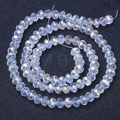 Electroplate Glass Beads Strands EGLA-A034-T8mm-B02-1