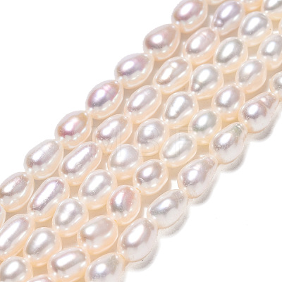 Natural Cultured Freshwater Pearl Beads Strands PEAR-N012-04G-1