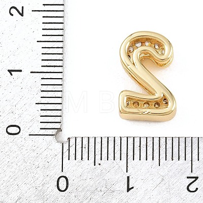 Brass Micro Pave Cubic Zirconia Pendants KK-B167-22G-2-1