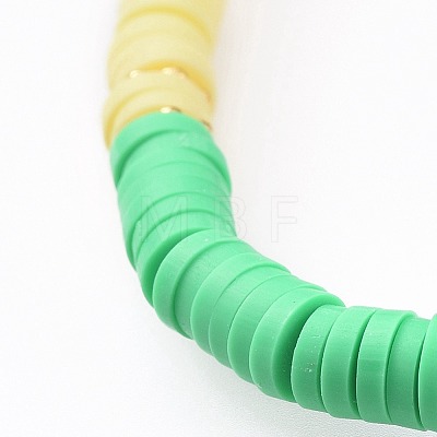 Handmade Polymer Clay Stretch Bracelets BJEW-JB04635-1