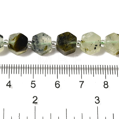 Natural Prehnite Beads Strands G-P534-A01-02-1