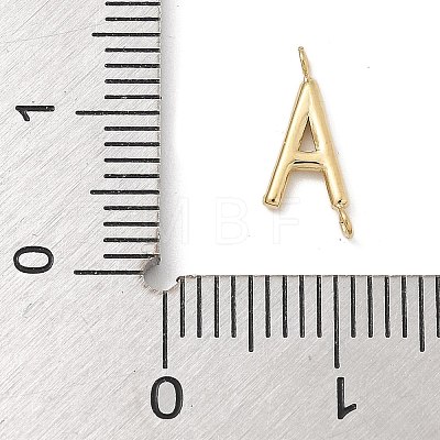 304 Stainless Steel Letter Connector Charms LS-STAS-M108-01G-01-1