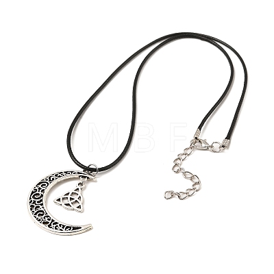 Alloy Pendant Necklace NJEW-JN04541-1