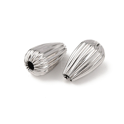 Textured 304 Stainless Steel Beads STAS-I358-11P-02-1