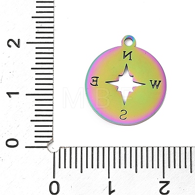 Ion Plating(IP) 304 Stainless Steel Pendants STAS-T044-236M-1