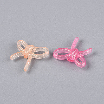 Luminous Frosted Transparent Acrylic Beads TACR-T029-24M-1