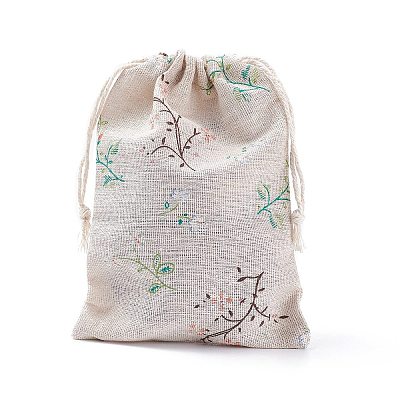 Cotton Packing Pouches Drawstring Bags X-ABAG-S003-07A-1