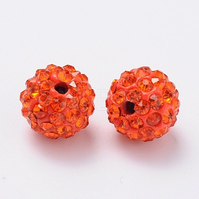 Pave Disco Ball Beads RB-H258-10MM-236-1