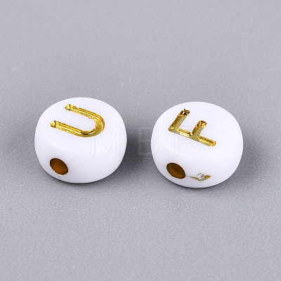 Opaque Acrylic Beads SACR-Q001-08A-M-1