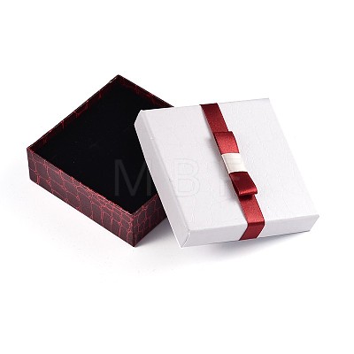 Rectangle Jewelry Set Cardboard Boxes CBOX-N007-01B-1