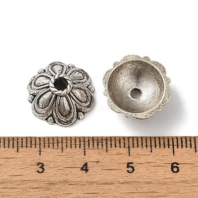 Mixed Style Tibetan Style Alloy Bead Caps TIBE-O006-26A-1