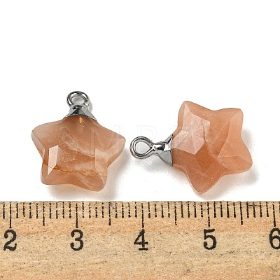 Natural Sunstone Pendants G-P540-01P-09-1