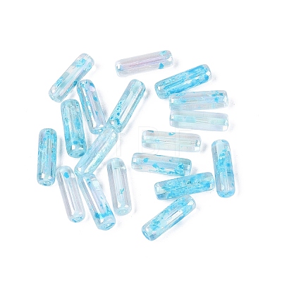 Picasso Transparent Glass Bugle Beads SEED-N010-02A-13-1