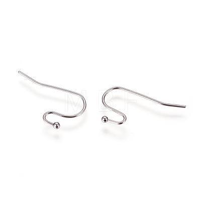 Tarnish Resistant 316 Surgical Stainless Steel Earring Hooks X-STAS-F216-02P-1