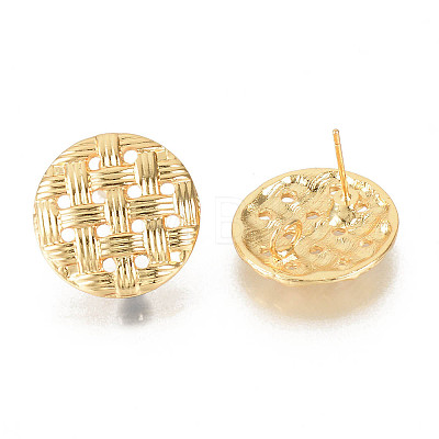 Alloy Stud Earring Findings PALLOY-R134-08-RS-1