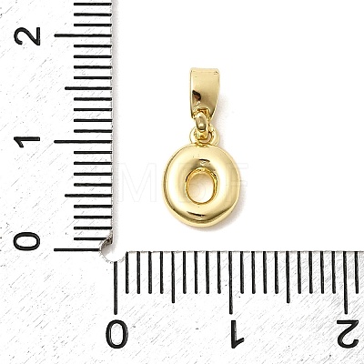 Brass Letter Charms KK-G554-22G-O-1