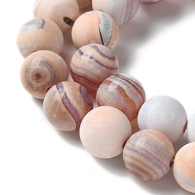 Natural Fire Crackle Agate Beads Strands G-G190-A01-01-1