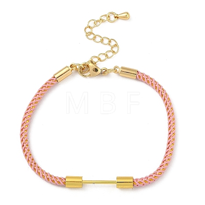 Braided Nylon Cord Bracelet Making MAK-L043-01G-12-1