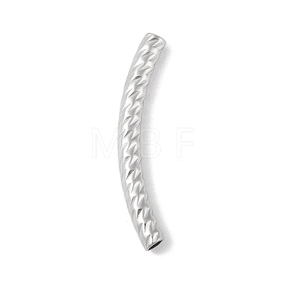 304 Stainless Steel Curved Tube Beads STAS-M071-03G-P-1