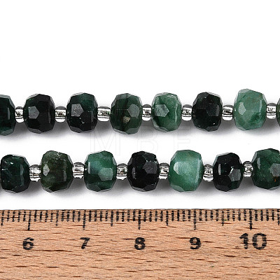Natural Fuchsite Beads Strands G-N327-08A-06-1