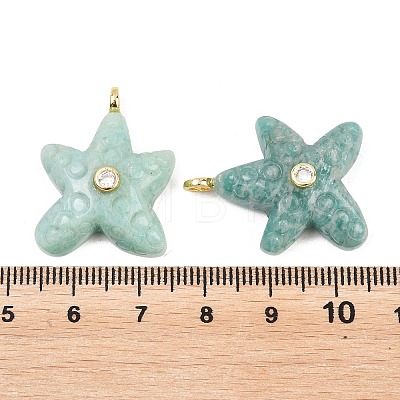 Natural Amazonite Pendants G-H353-01G-06-1