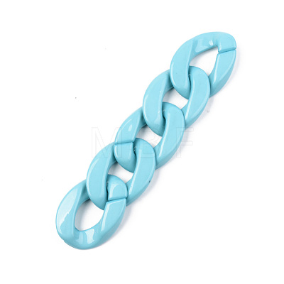 Opaque Acrylic Linking Rings OACR-T024-01-G08-1