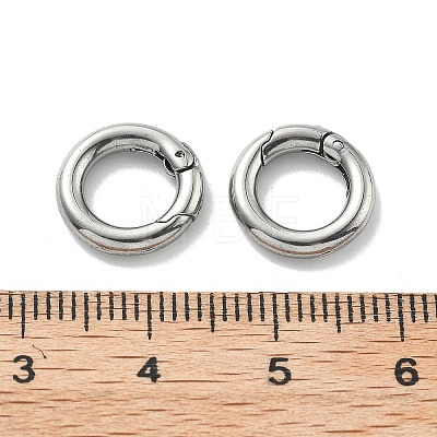 304 Stainless Steel Spring Gate Clasp Findings STAS-B082-05C-P-1
