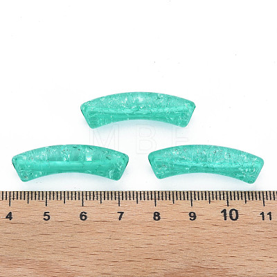 Transparent Crackle Acrylic Beads CACR-S009-001A-N68-1